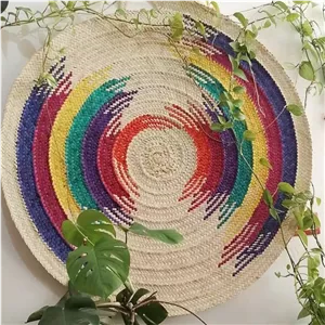 فرشینه حصیری طرح ابروبادی 120سانتی