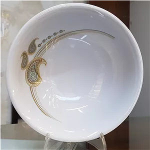 کاسه نیم قدح آش ملامین کد 705 گل ترمه ملامین یزد رکسانا 
