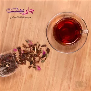 چای بهشت دمنوش میوه ای طعم هل و گل (معطر) 200 گرمی با بسته بندی پاکت دمنوش به