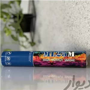دود رنگی دستی ابی رنگ