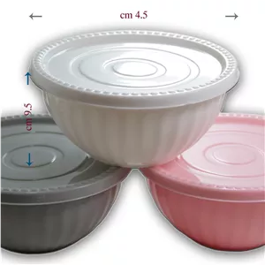 کاسه درب دار کوچک 3 عددی