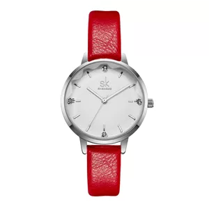 ساعت مچی عقربه ای زنانه اس کا مدل k8030 red