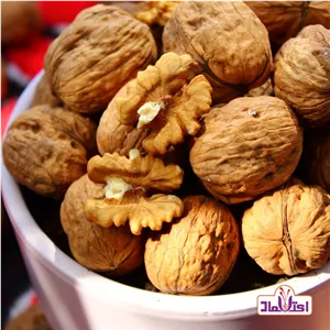 گردو پوست کاغذی 500 گرمی اعتماد تازه و سفید( خارجی)