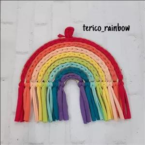 دیوار کوب و آویز درب اتاق تریکویی رنگین کمان