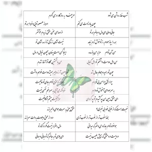 طلق ترنسپرنت ،طرح شعر و جمله عاشقانه،مخصوص رزین