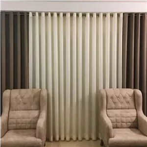 پرده کامل عرض 3 با دوخت پانچ (چین سه برابر) 6 متر حریر نازلی 2 قواره کالیفرنیا ترک دارای رنگ بندی