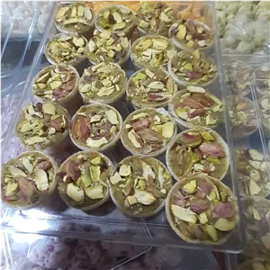 باقلوا خام ویتامین دار پسته عسلی فوق العاده خوشمزه مقوی تک در جهان 
