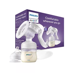 شیر دوش دستی اونت + سرشیشه و پد سینه philips avent فیلیپس اونت