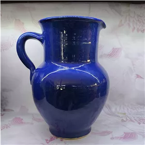 پارچ سفالی سنتی 4رنگ ارتفاع حدودی 22