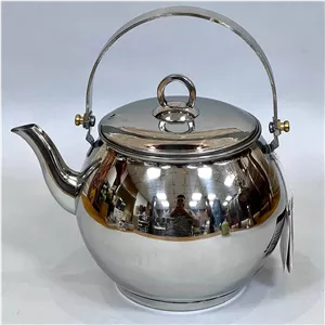 کتری استیل لوله ای کروپ ست 3 لیتر مدل دنیز کوچک کد 1103( پس کرایه)