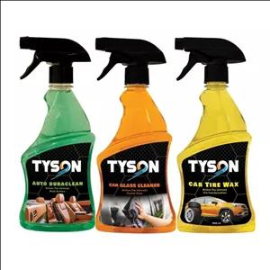 واکس لاستیک و شیشه شوی و صفرشوی داخل کابین خودروی تایسون مدل غیر نانو حجم 500 میلی لیتر