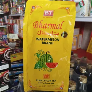 چای خارجی بارمال سیلانی اصل نیم کیلویی برند هندوانه درجه یک با برچسب هالوگرام