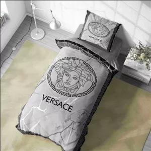 ست روتختی یکنفره طرح ورساچه طوسی کد11