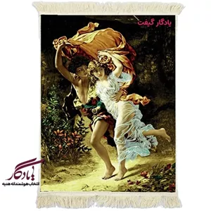 تابلو فرش ماشینی طرح فرانسوی آذرخش کد f13 - 100*50