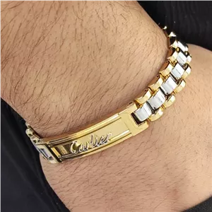 دستبند کارتیر دو رنگ رولکس 
