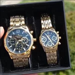 ساعت رومانسون ست استیل سه موتوره اصلی