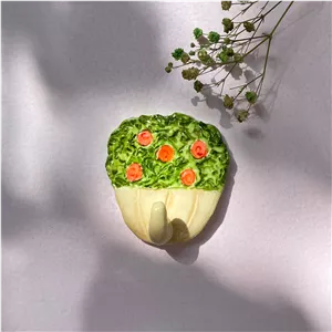 جاکلیدی آویز گلدان گل