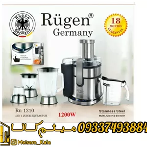 آبمیوه گیری چهار کاره روگن مدل Ru-1210 با تیغه تیتانیومی