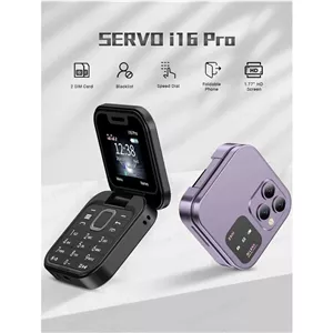 گوشی آیفون i16 Pro Flip تاشو دکمهای دال سیم