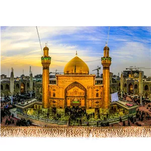 پرچم طرح ایوان نجف  کد  9621 سایز 150X70
