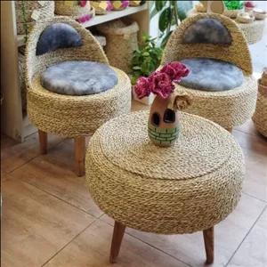 صندلی حصیری و میز حصیری ست کامل(پسکرایه)