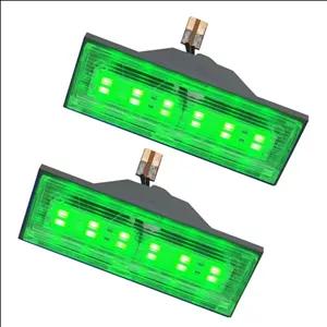 چراغ پلاک اس ام دی رنگی سبز پراید 132 و تیبا 2 بسته 2 عددی کد 486