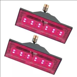 چراغ پلاک اس ام دی رنگی قرمز پراید 132 و تیبا 2 بسته 2 کد 486