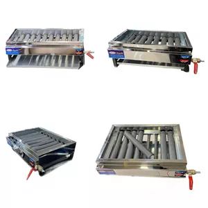 کباب پز گازی ( منقل ) 8 شعله استیل معروفی (پس کرایه)