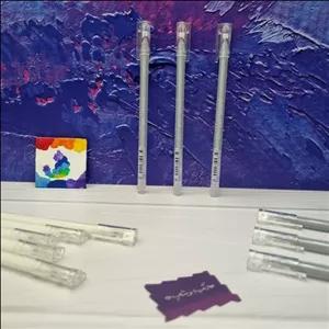 خودکار نقره ای با جوهر نقره ای زیشیا 