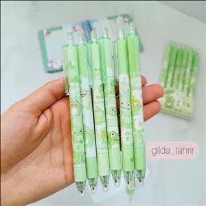 خودکار کلیکی طرح قورباغه رنگ جوهر مشکی