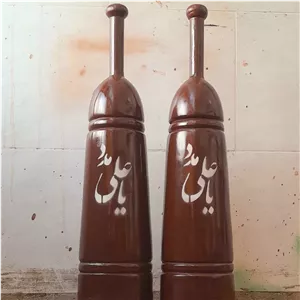 میل باستانی وزن جفت باهم 8کیلو(پسکرایه)
