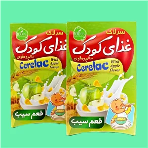 سرلاک سیب غذای کودک خوشمزه و مقوی 