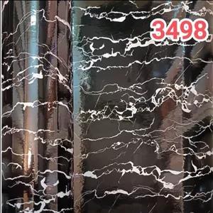 برچسب کابینت کد3498-عرض 60 سانت مشکی با رگه های سفید 