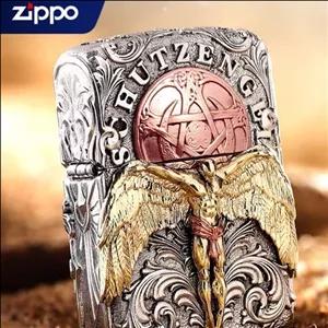فندک زیپو کاستوم،طرح فرشته محافظ  zippo