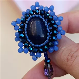 پیکسل گلسینه سلطنتی سنگی کریستالی 