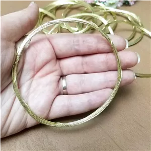 سیم گلسازی مفتول طلایی  گلسازی 5 متری 