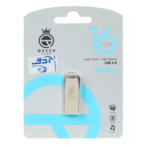 فلش 16GB USB2.0 Queen Noble نقره ای گارانتی مادام العمر 