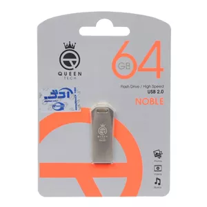 فلش 64GB USB2 Queen Noble نقره ای