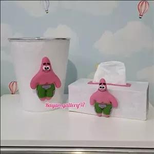 سطل و کاور دستمال کاغذی کودک طرح پاتریک