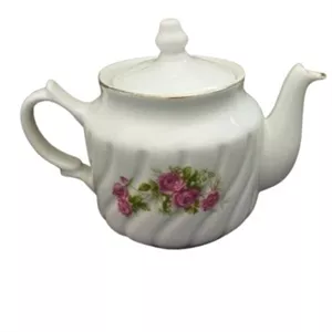 قوری گل سرخی آنتیک کوچک