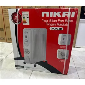 شوفاژ برقی 13 پره نیکایی فن دار (پس کرایه))