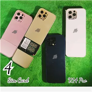 گوشی V14 Pro Viny mobile دکمهای آیفون چهار سیمکارت باتری قوی