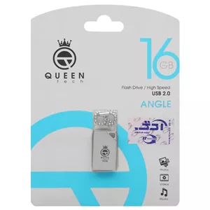 فلش 16GB USB2.0 Queen ANGLE گارانتی مادام العمر 