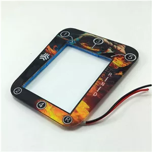 فلاپ دنده نورانی اسپرت خودرو طرح اتومات (قاب دور دنده)