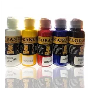رنگ اکرلیک ساده فلورانس 100 میل
