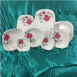 سرویس ملامین 36 پارچه روژان معمولی گلریز یزد ارسال فقط با باربری پس کرایه 
