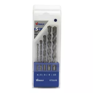 مته الماسه بتن وی تولز  مدل YP-SIMAN-05 سایز 4 10 میلی متر مجموعه 5 عددی