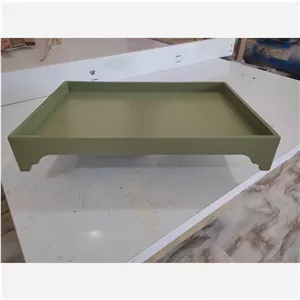 سینی چوبی پایه دار (رایزر) ام دی اف