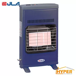 بخاری گازی آبسال 437B آبی با جرقه زن الکترونیکی