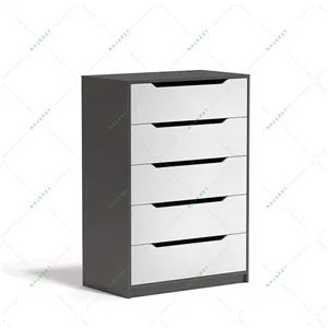 دراور 5 کشو  پاسنگی مدل DR-021 ام دی اف درجه 1 (پس کرایه)